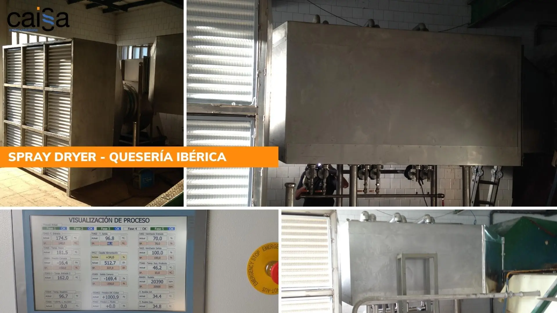 Spray Dryer Alimentaria de Queso